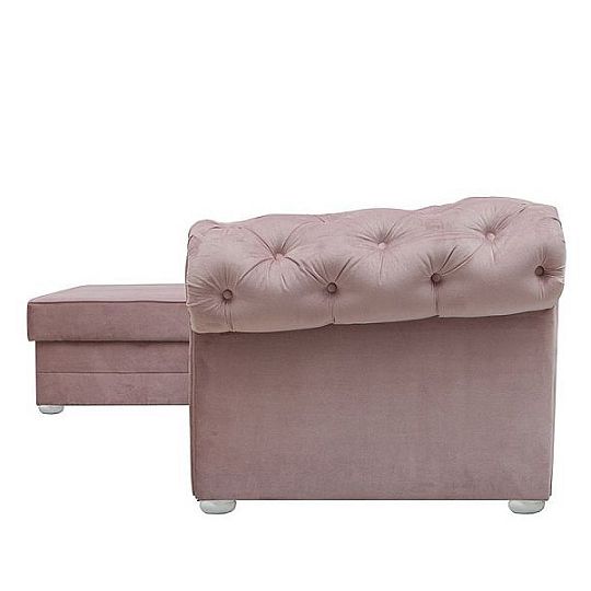 VALÉRIE rohová sedací souprava pravá, starorůžová RIVIÉRA 62