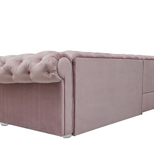 VALÉRIE rohová sedací souprava pravá, starorůžová RIVIÉRA 62