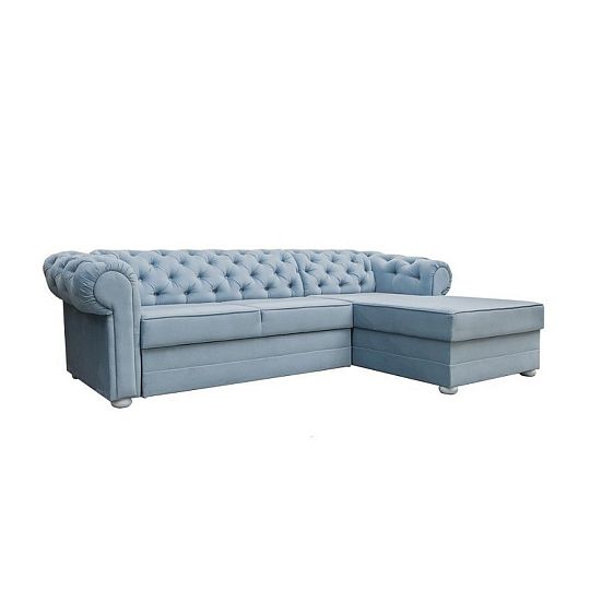 VALÉRIE rohová sedací souprava levá, světle šedá RIVIÉRA 80