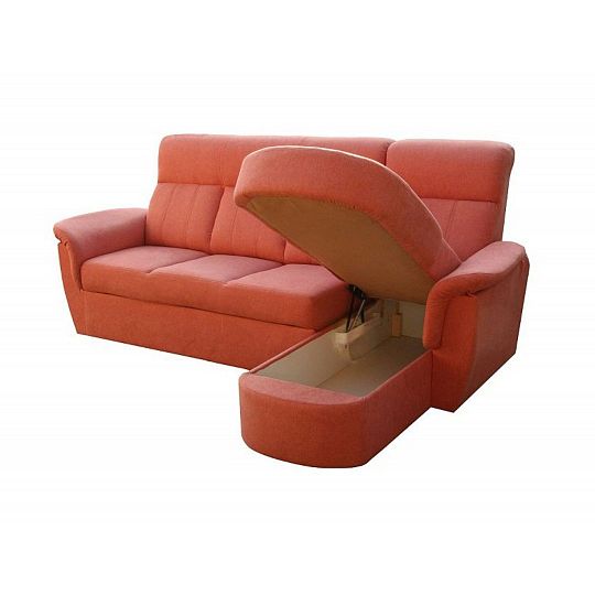 Modena 3R rohová sedací souprava, levá, cihlová Primo 52