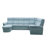 MODENA rohová sedací souprava do U levá, světle zelená