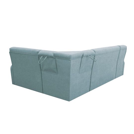 MODENA rohová sedací souprava do U levá, světle zelená