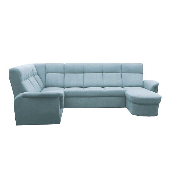 MODENA rohová sedací souprava do U pravá, světle zelená Primo 72