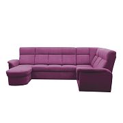 MODENA rohová sedací souprava do U levá, vínová