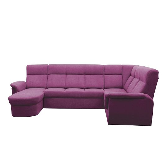 MODENA rohová sedací souprava do U levá, vínová