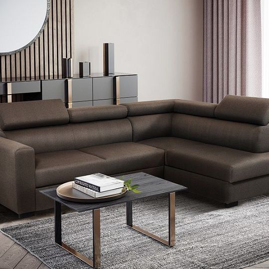 MADRID 2 NEW sedací souprava, levá, hnědá