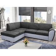 DORIAN Rohová sedací souprava pravá, šedá Primo 96