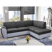 DORIAN Rohová sedací souprava levá, šedá Primo 96