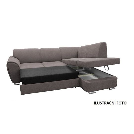 DORIAN Rohová sedací souprava levá, šedá Primo 96