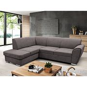 DORIAN rohová sedací souprava pravá, šedohnědá Primo 16