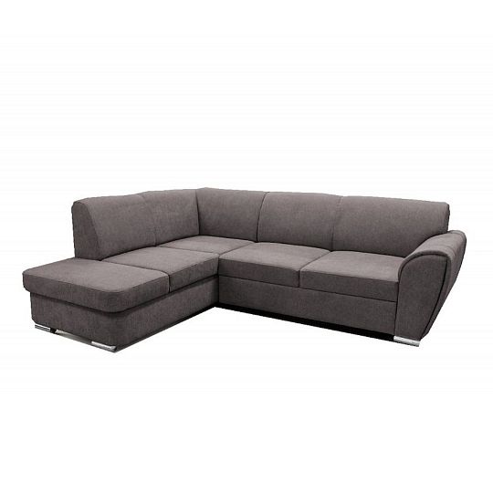 DORIAN rohová sedací souprava pravá, šedohnědá Primo 16