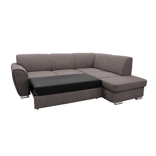 DORIAN rohová sedací souprava levá, šedohnědá Primo 16