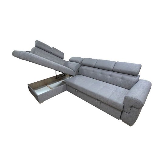 ATLANTIDA rohová sedací souprava, pravá, šedá