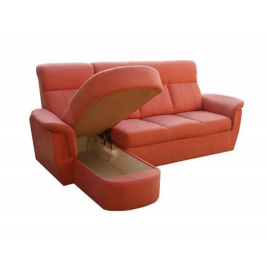 Modena 3R rohová sedací souprava, pravá, cihlová Primo 52