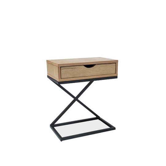 LEON I konferenční stolek, dub/černá