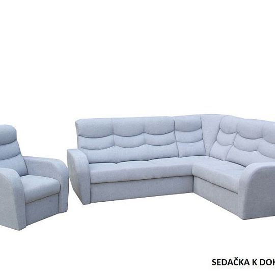 GRACE křeslo, šedá