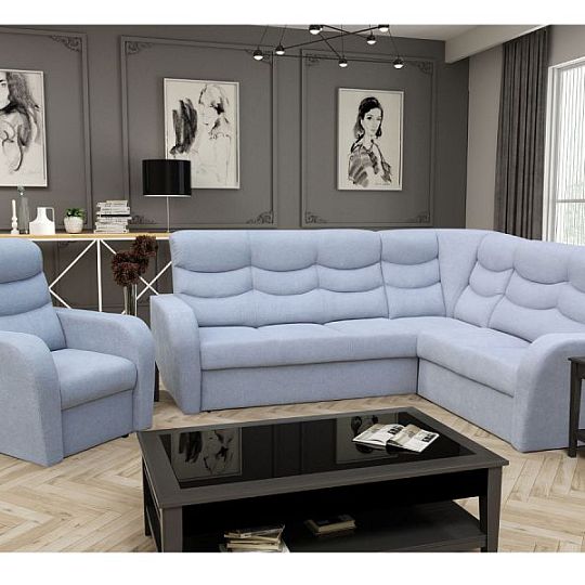 GRACE křeslo, šedá