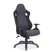 QUADRO  kancelářské křeslo, černá/šedá