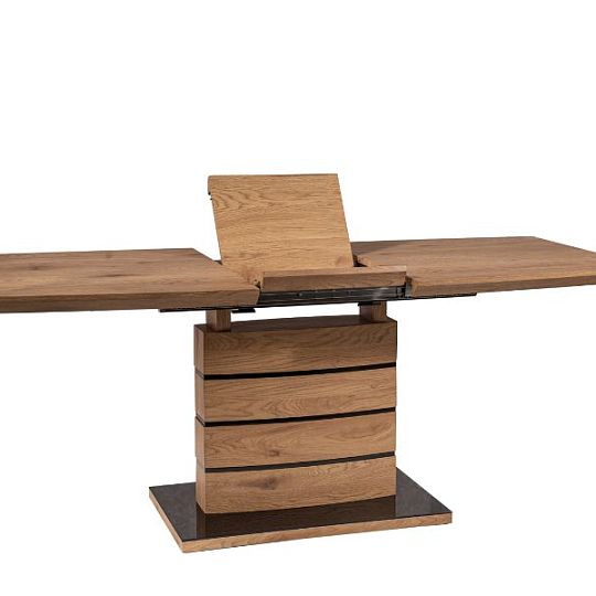 LEONARDO 1 rozkládací jídelní stůl, dub