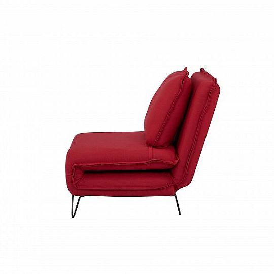 CHILLA 5 rozkládací pohovka 80 cm, červená