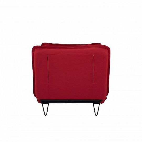 CHILLA 5 rozkládací pohovka 80 cm, červená