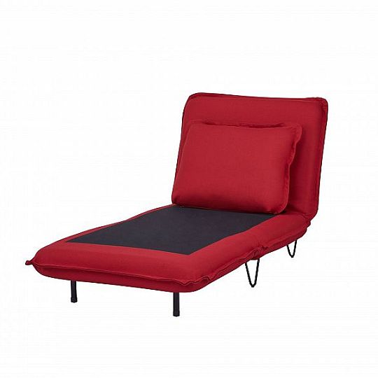 CHILLA 5 rozkládací pohovka 80 cm, červená