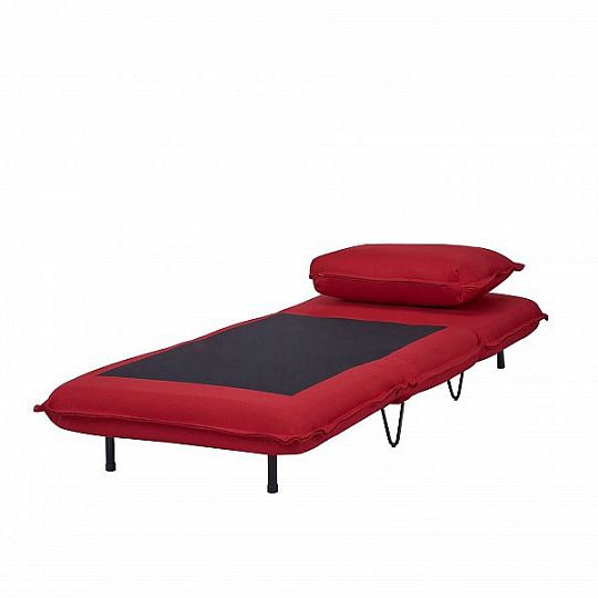 CHILLA 5 rozkládací pohovka 80 cm, červená