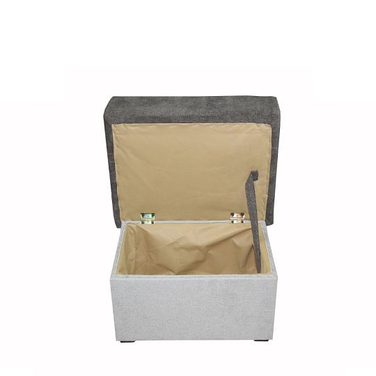 ALASKA taburet, sv.šedá/khaki