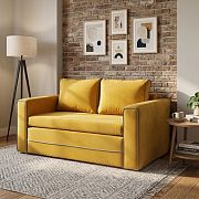 Presto pohovka, hořčicová Fancy 48