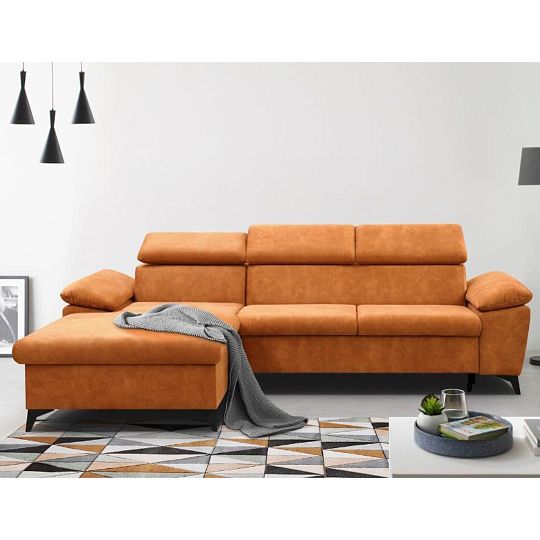 COLMA rohová sedací souprava, pravá, skořicová Sally 14