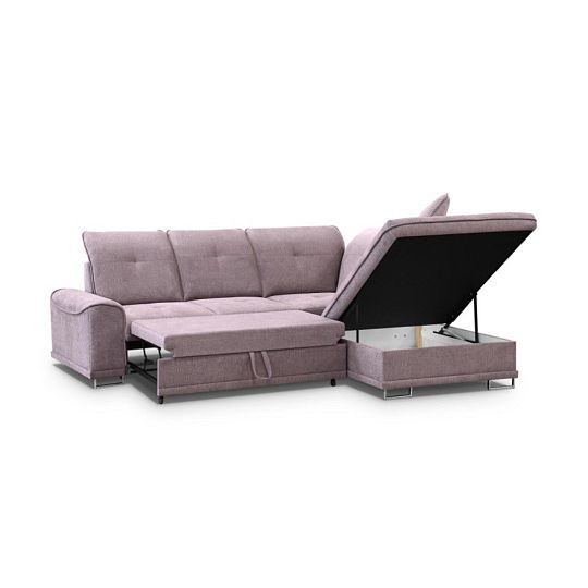 BAHAMY sedací souprava, levá, starorůžová