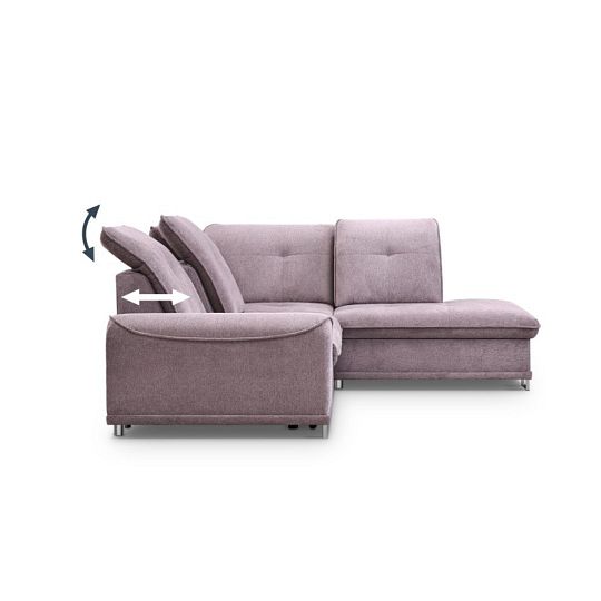 BAHAMY sedací souprava, levá, starorůžová