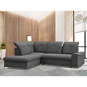 BAHAMY sedací souprava, pravá, tmavě šedá