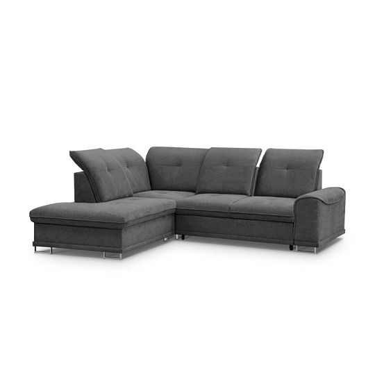 BAHAMY sedací souprava, pravá, tmavě šedá