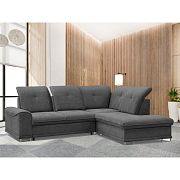 BAHAMY sedací souprava, levá, tmavě šedá