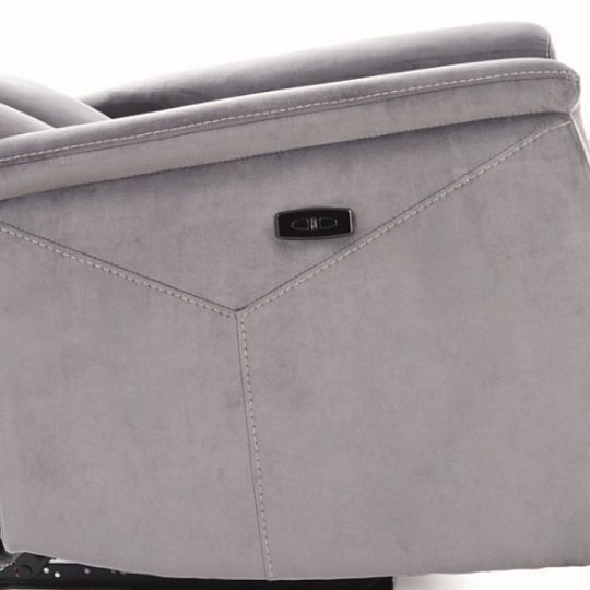 NEO VELVET relaxační křeslo elektrické, starorůžová