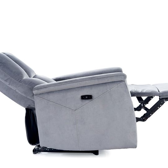 NEO VELVET relaxační křeslo elektrické, starorůžová