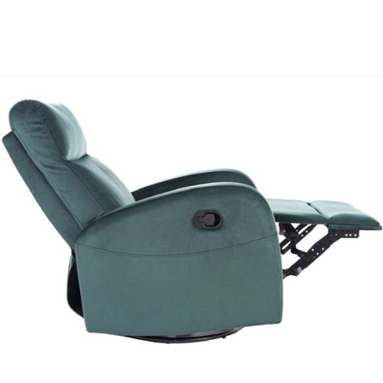 OLIMPUS relaxační křeslo mechanické, tmavě zelená