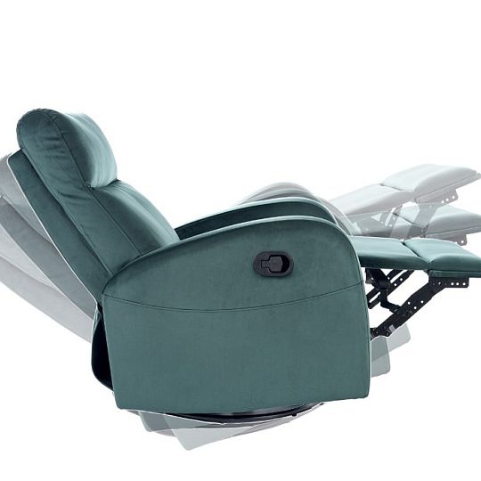 OLIMPUS relaxační křeslo mechanické, tmavě zelená