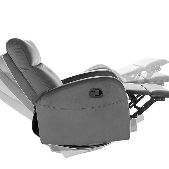 OLIMPUS relaxační křeslo mechanické, hořčicová