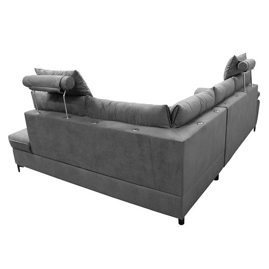 SALVATOR rohová sedací souprava, levá, šedá Letto 93