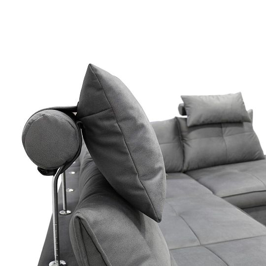 SALVATOR rohová sedací souprava, levá, šedá Letto 93