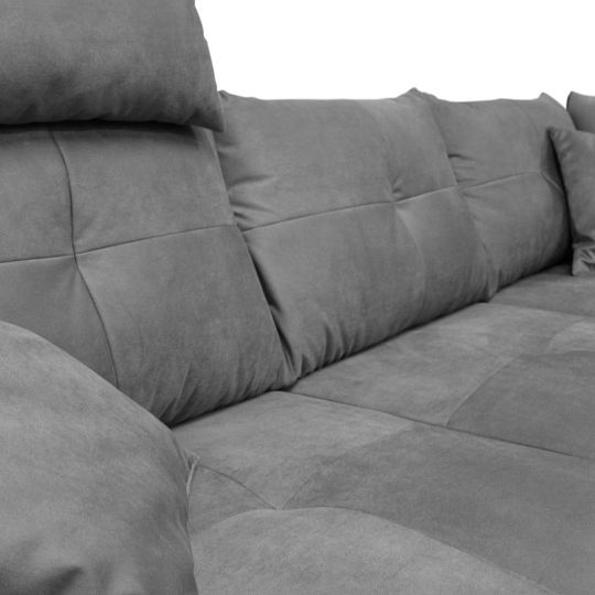 SALVATOR rohová sedací souprava, levá, šedá Letto 93