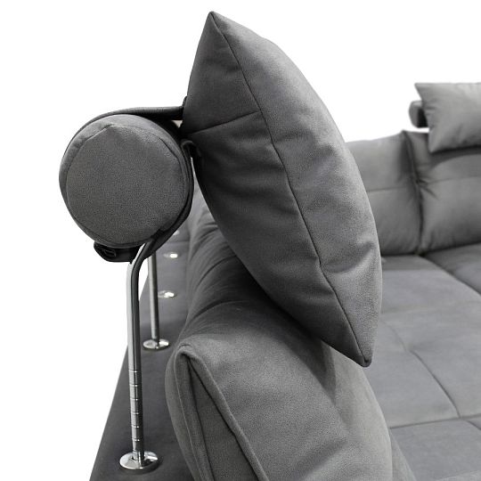 SALVATOR záhlavník k sedací soupravě, šedá