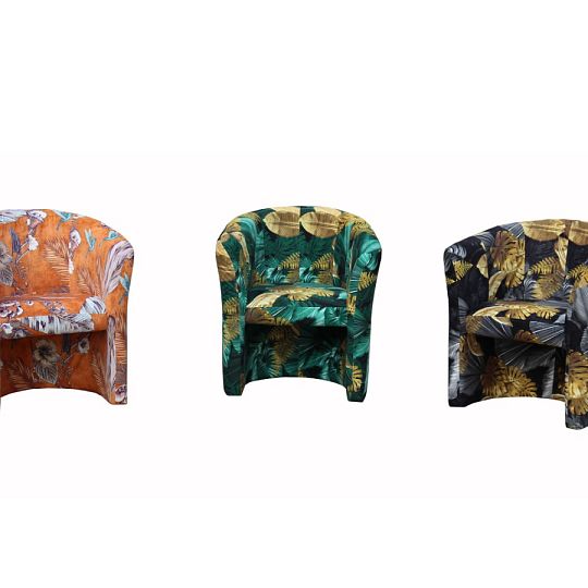 VEGAS křeslo, šedožlutá