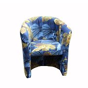 VEGAS křeslo, modrožlutá