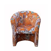 VEGAS křeslo, oranžovobílé