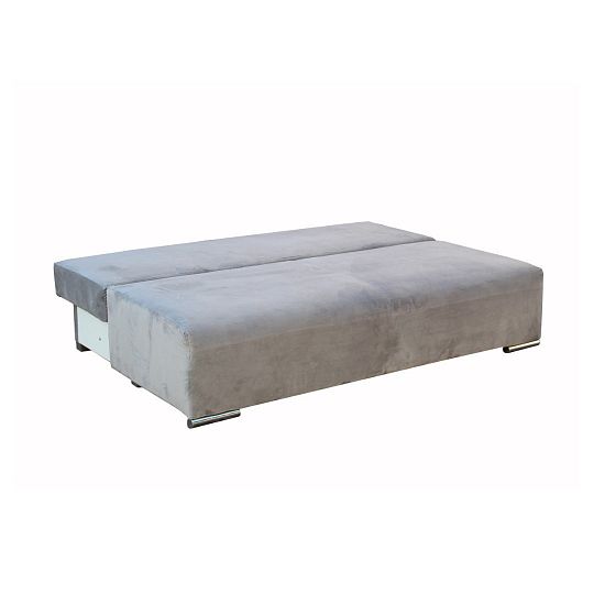 BODO pohovka, šedá/šedožluté listy/žlutá