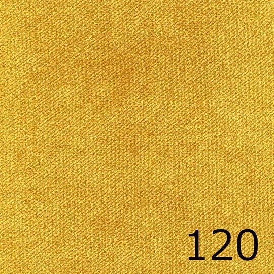 Kamil, rozkládací pohovka, Alfa 120 Hořčicová/Alfa 17 Sv.šedá