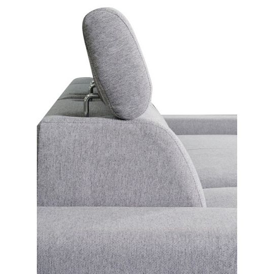 CAIRO rohová sedací souprava, pravá, světle šedá